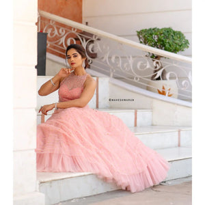 Peach Tulle Outfit